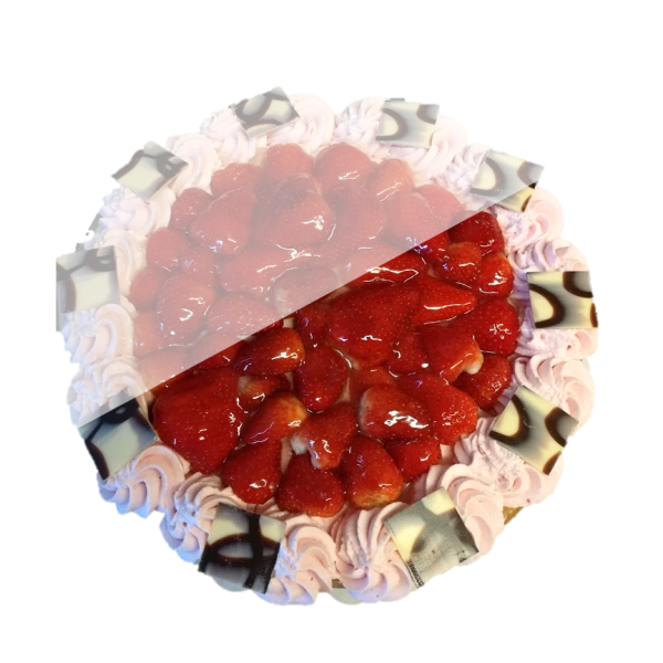 aardbeien bavaroise half